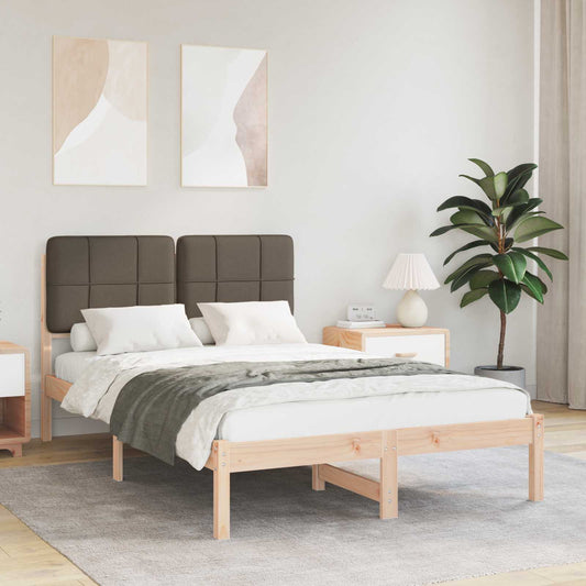 Letto con Testiera Rivestita Talpa 120 x 190 cm Pino massello | homemem39