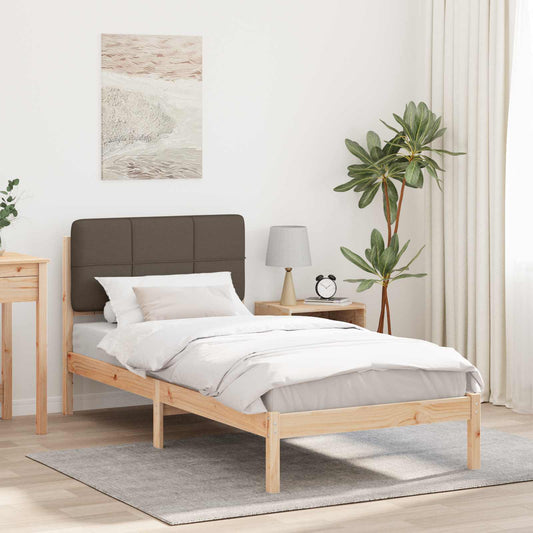Letto con Testiera Rivestita Talpa 80 x 200 cm Pino massello | homemem39