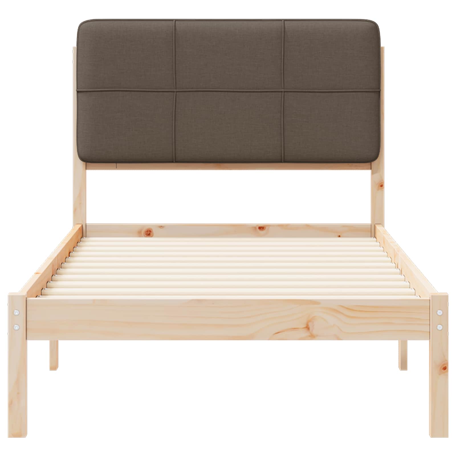 Letto con Testiera Rivestita Talpa 90 x 190 cm Pino massello | homemem39