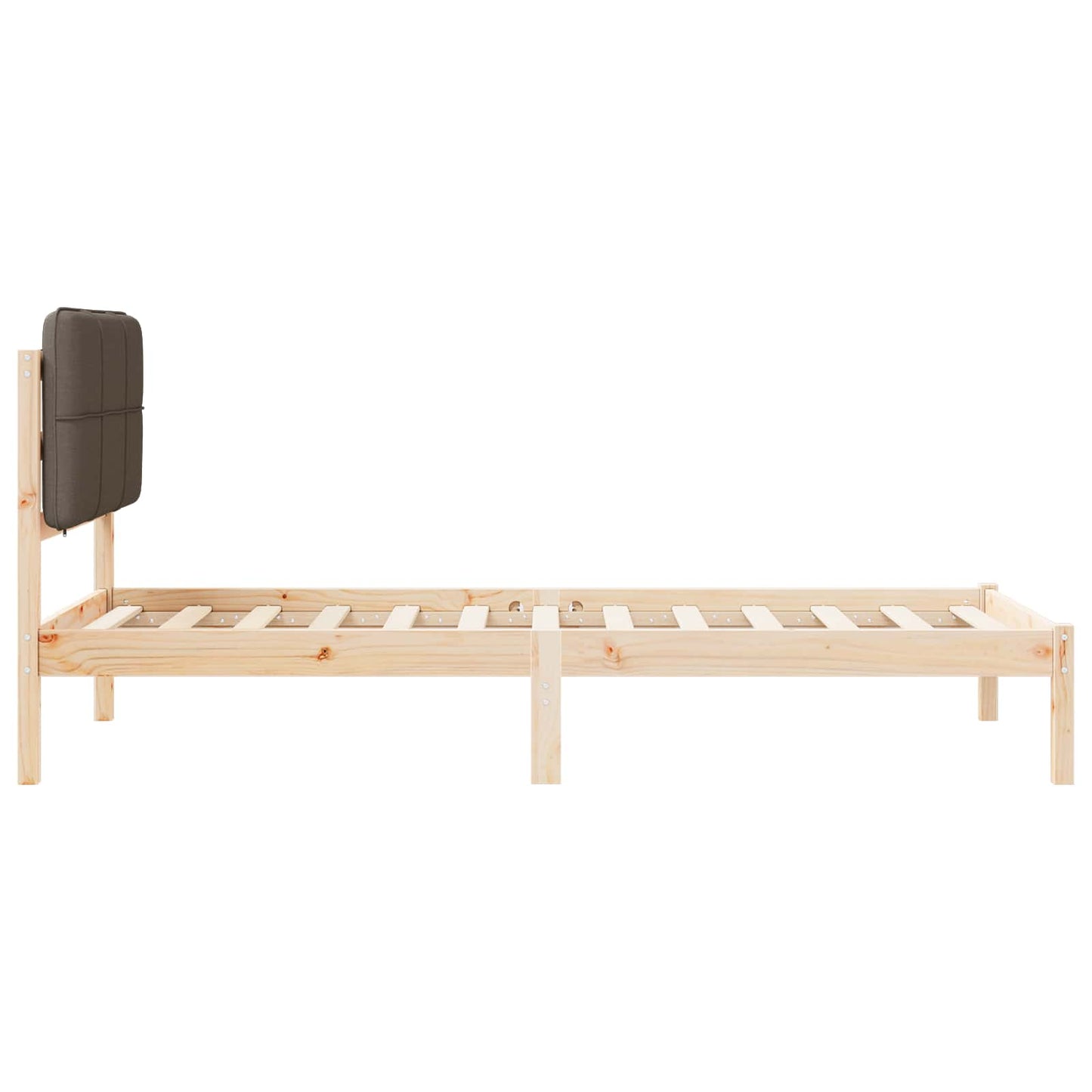 Letto con Testiera Rivestita Talpa 90 x 190 cm Pino massello | homemem39