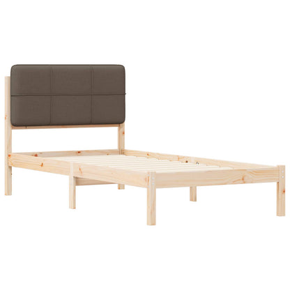 Letto con Testiera Rivestita Talpa 75 x 190 cm Pino massello | homemem39