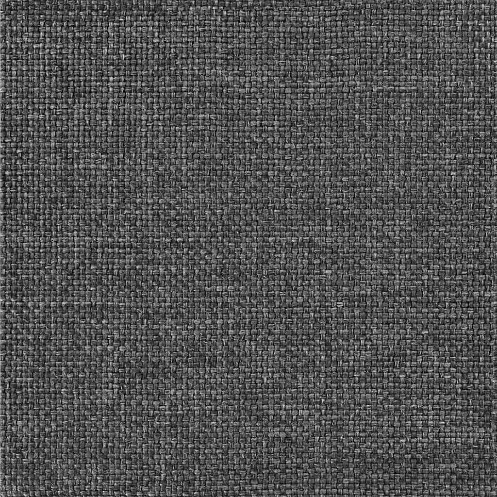 Letto con Testiera Rivestita Grigio scuro 160 x 200 cm