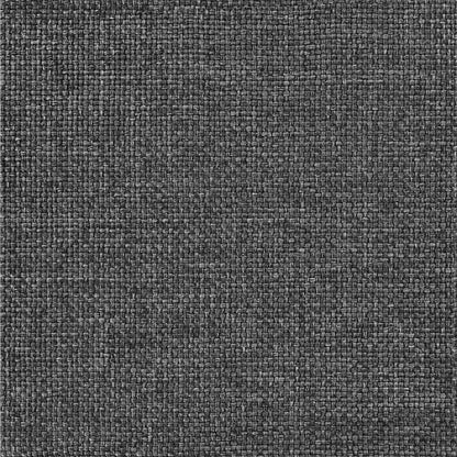 Letto con Testiera Rivestita Grigio scuro 160 x 200 cm