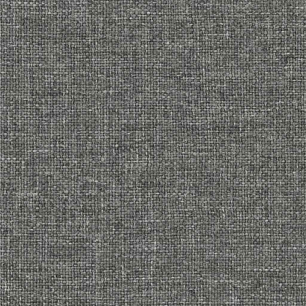 Letto con Testiera Rivestita Grigio chiaro 135 x 190 cm