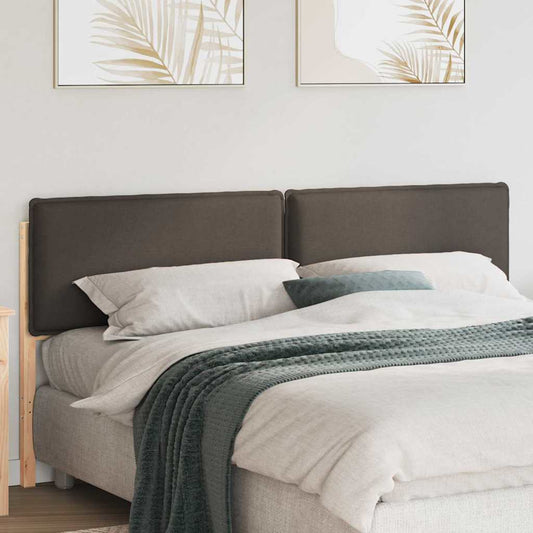 Testiera imbottita con testiera Grigio Naturale e Chiaro 180 cm