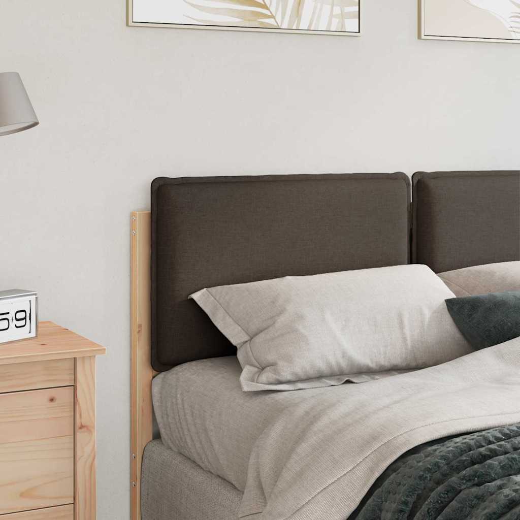 Testiera imbottita con testiera Grigio Naturale e Chiaro 150 cm | homemem39