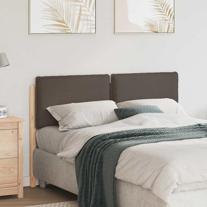Testiera imbottita con testiera Grigio Naturale e Chiaro 150 cm | homemem39