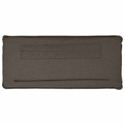 Testiera imbottita con testiera Grigio Naturale e Chiaro 140 cm