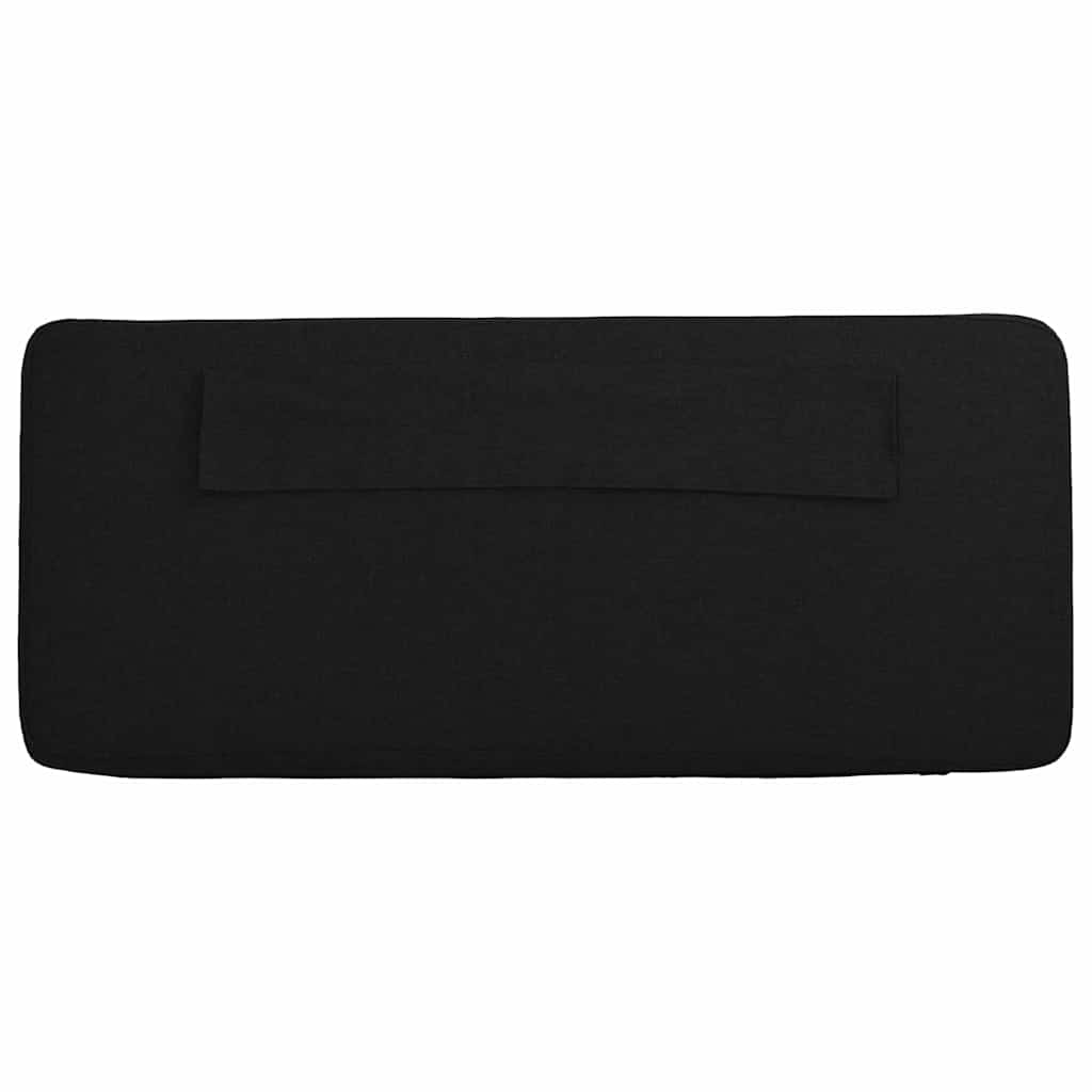 Testiera imbottita Marrone e Nero 150 cm Pino massello