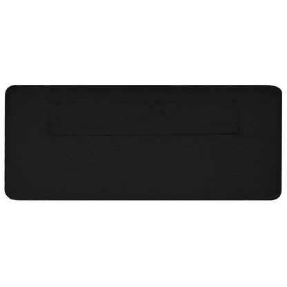 Testiera imbottita Marrone e Nero 75 cm Pino massello