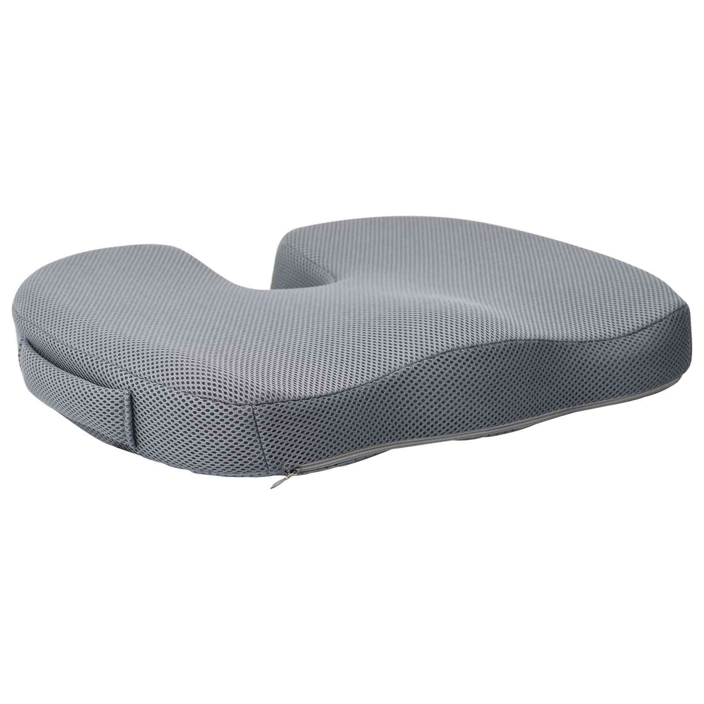 Cuscino per la seduta Grigio 47 x 37 x 8 cm Schiuma Memory | homemem39