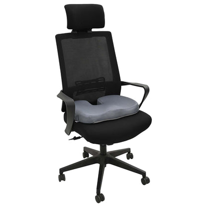Cuscino per la seduta Grigio 47 x 37 x 8 cm Schiuma Memory | homemem39