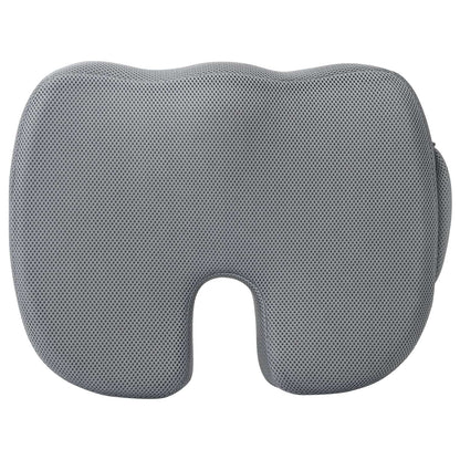 Cuscino per la seduta Grigio 47 x 37 x 8 cm Schiuma Memory | homemem39