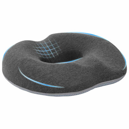 Cuscino per la seduta Grigio scuro 42 x 36,5 x 8 cm | homemem39