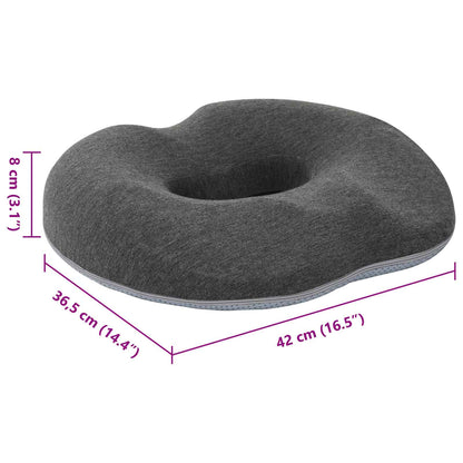 Cuscino per la seduta Grigio scuro 42 x 36,5 x 8 cm | homemem39