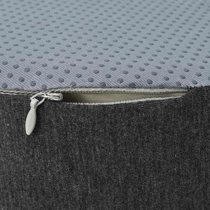 Cuscino per la seduta Grigio scuro 50 x 43 x 10 cm | homemem39