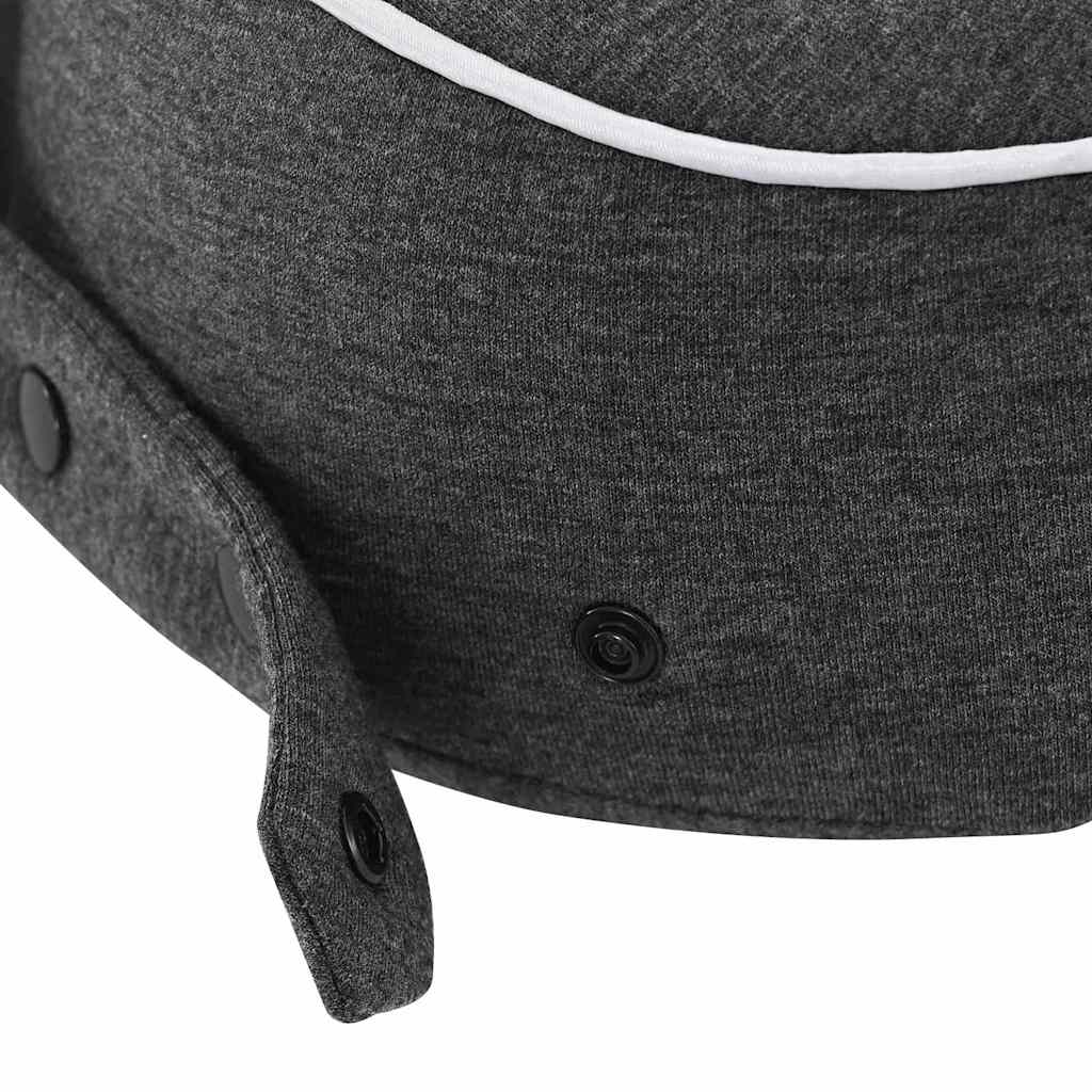 Cuscino da viaggio per il collo Grigio scuro Schiuma Memory | homemem39