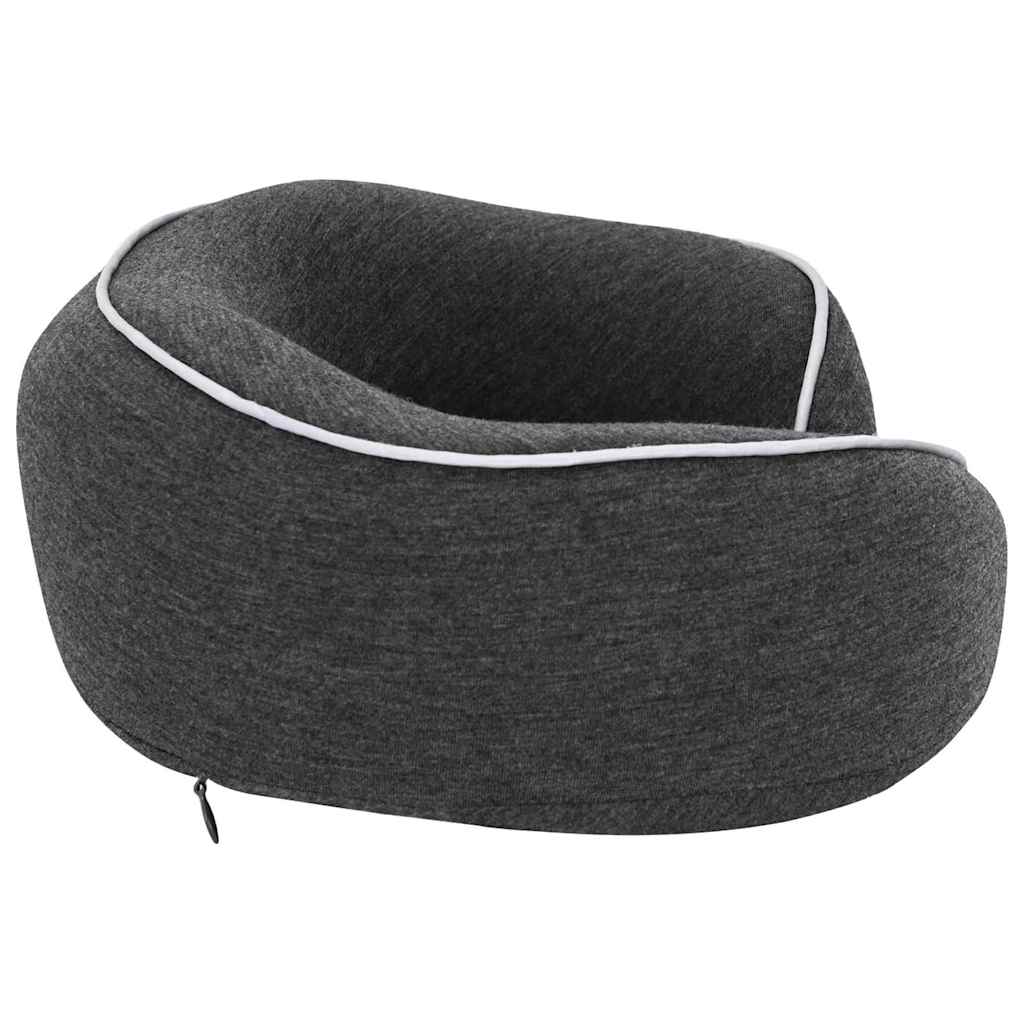 Cuscino da viaggio per il collo Grigio scuro Schiuma Memory | homemem39