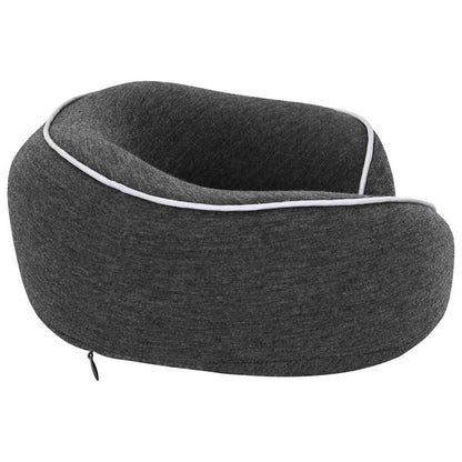 Cuscino da viaggio per il collo Grigio scuro Schiuma Memory | homemem39