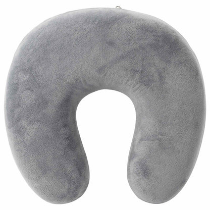 Cuscino da viaggio per il collo Grigio Schiuma Memory | homemem39
