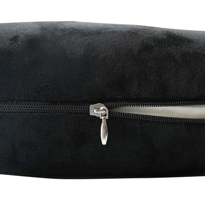 Cuscino da viaggio per il collo Nero Schiuma Memory | homemem39