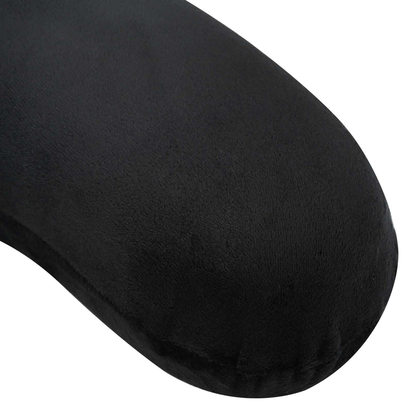 Cuscino da viaggio per il collo Nero Schiuma Memory | homemem39