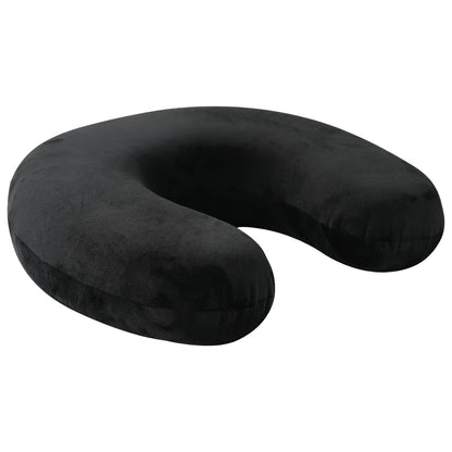 Cuscino da viaggio per il collo Nero Schiuma Memory | homemem39