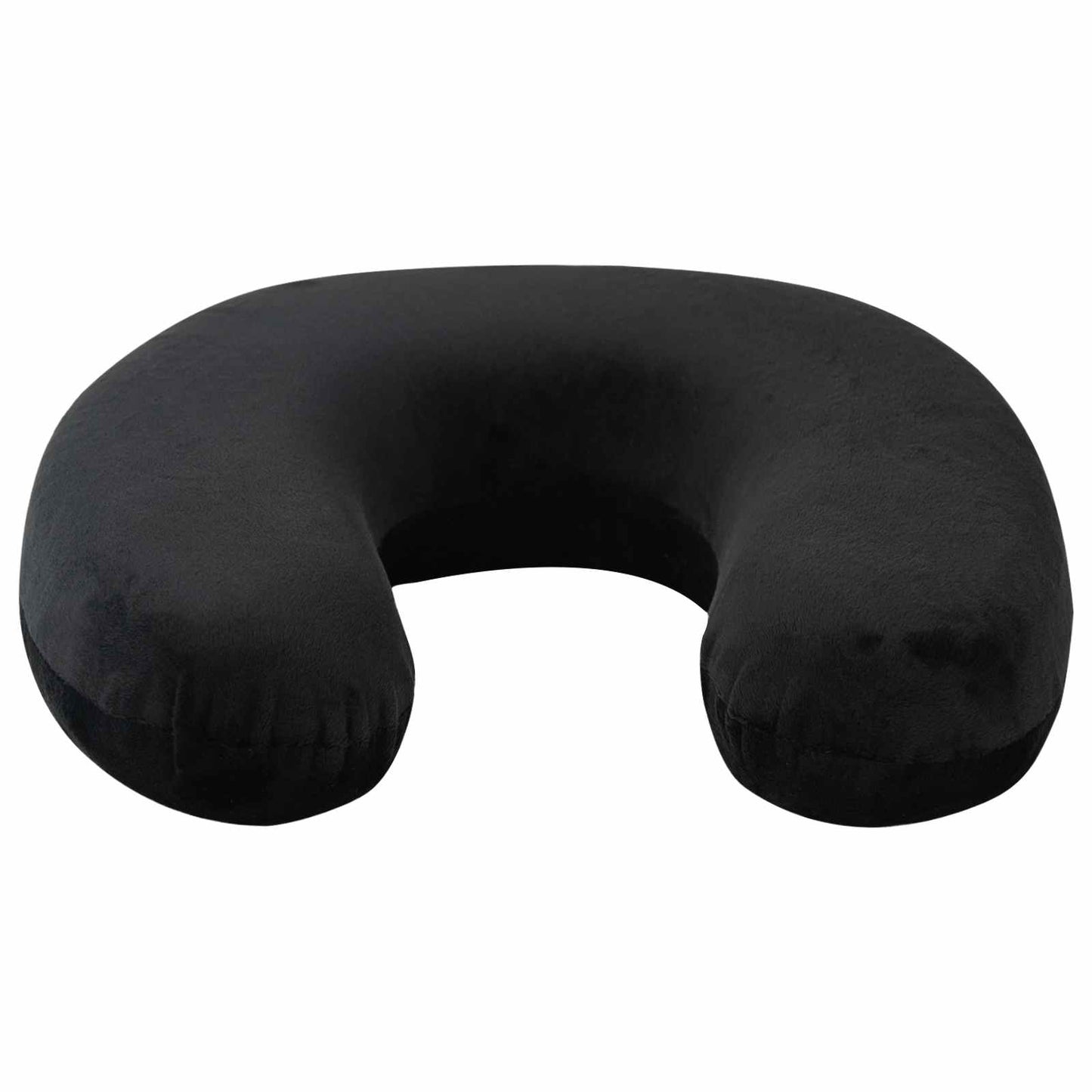 Cuscino da viaggio per il collo Nero Schiuma Memory | homemem39