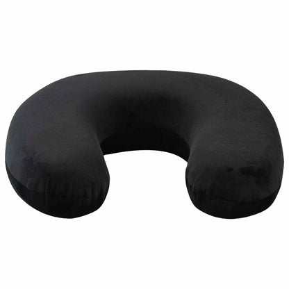 Cuscino da viaggio per il collo Nero Schiuma Memory | homemem39