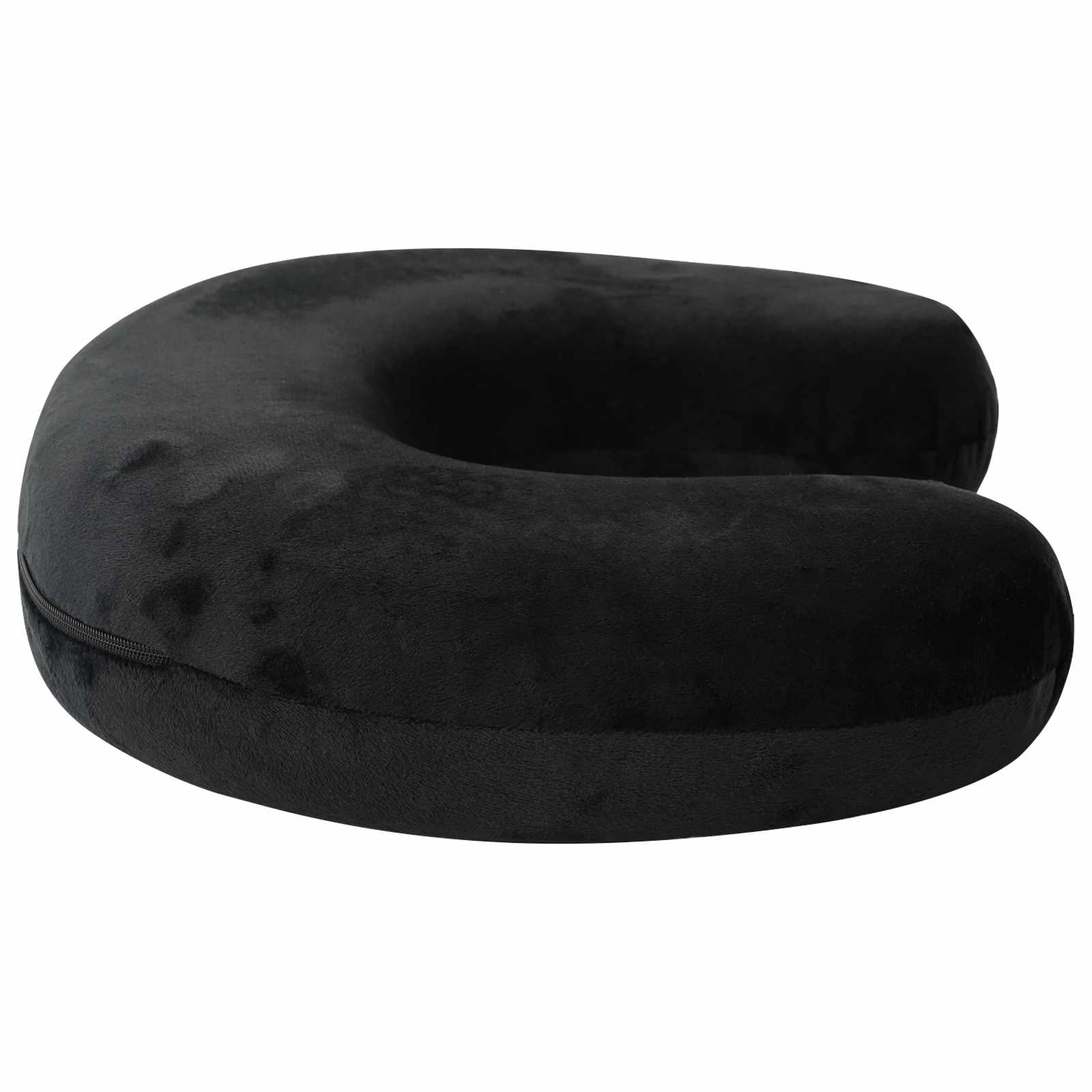 Cuscino da viaggio per il collo Nero Schiuma Memory | homemem39