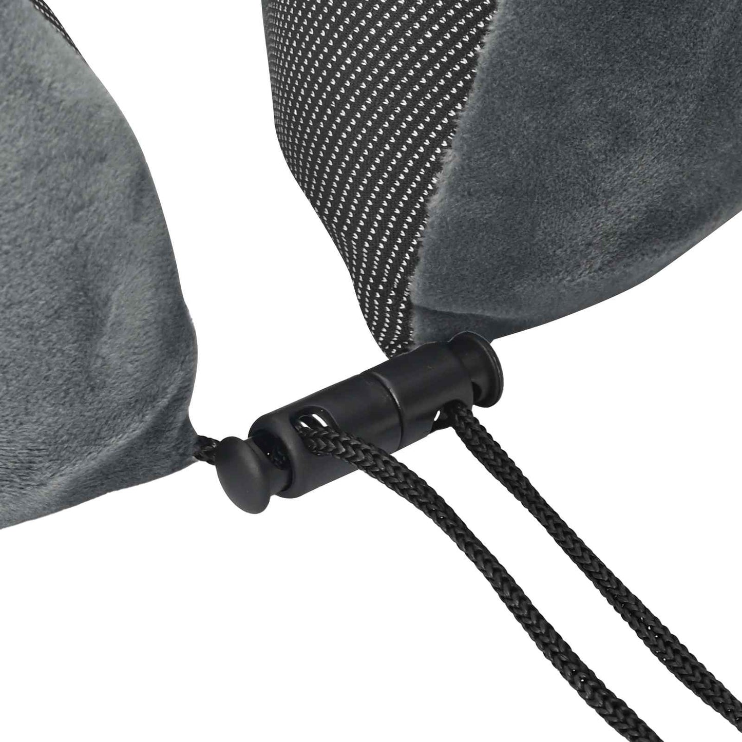 Cuscino da Viaggio per il Collo Grigio 27 x 26 x 14 cm | homemem39