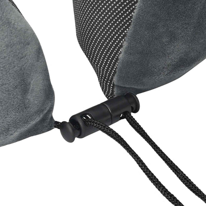 Cuscino da Viaggio per il Collo Grigio 27 x 26 x 14 cm | homemem39