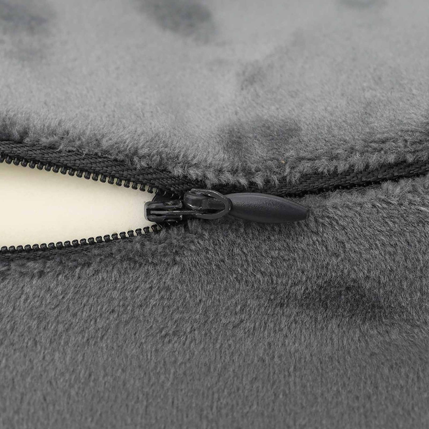 Cuscino da Viaggio per il Collo Grigio 27 x 26 x 14 cm | homemem39