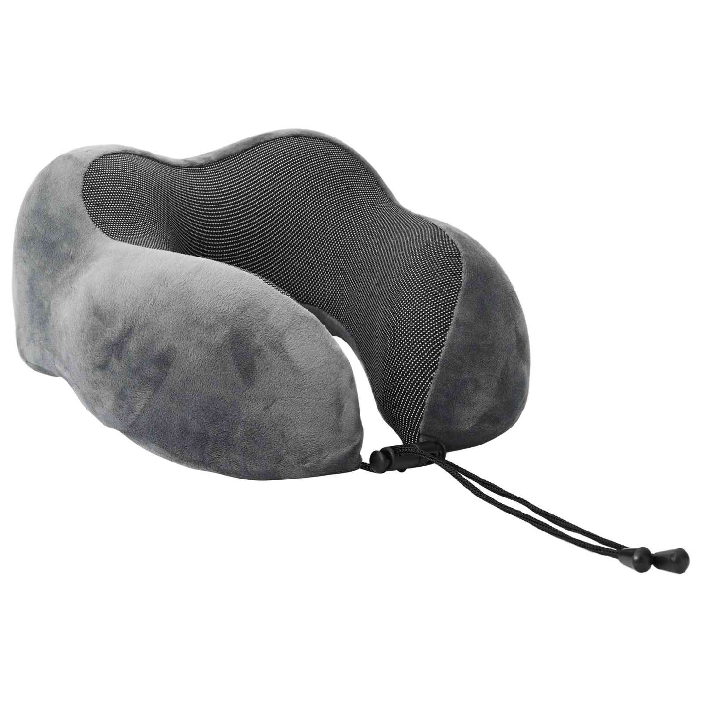 Cuscino da viaggio per il collo Grigio Schiuma Memory