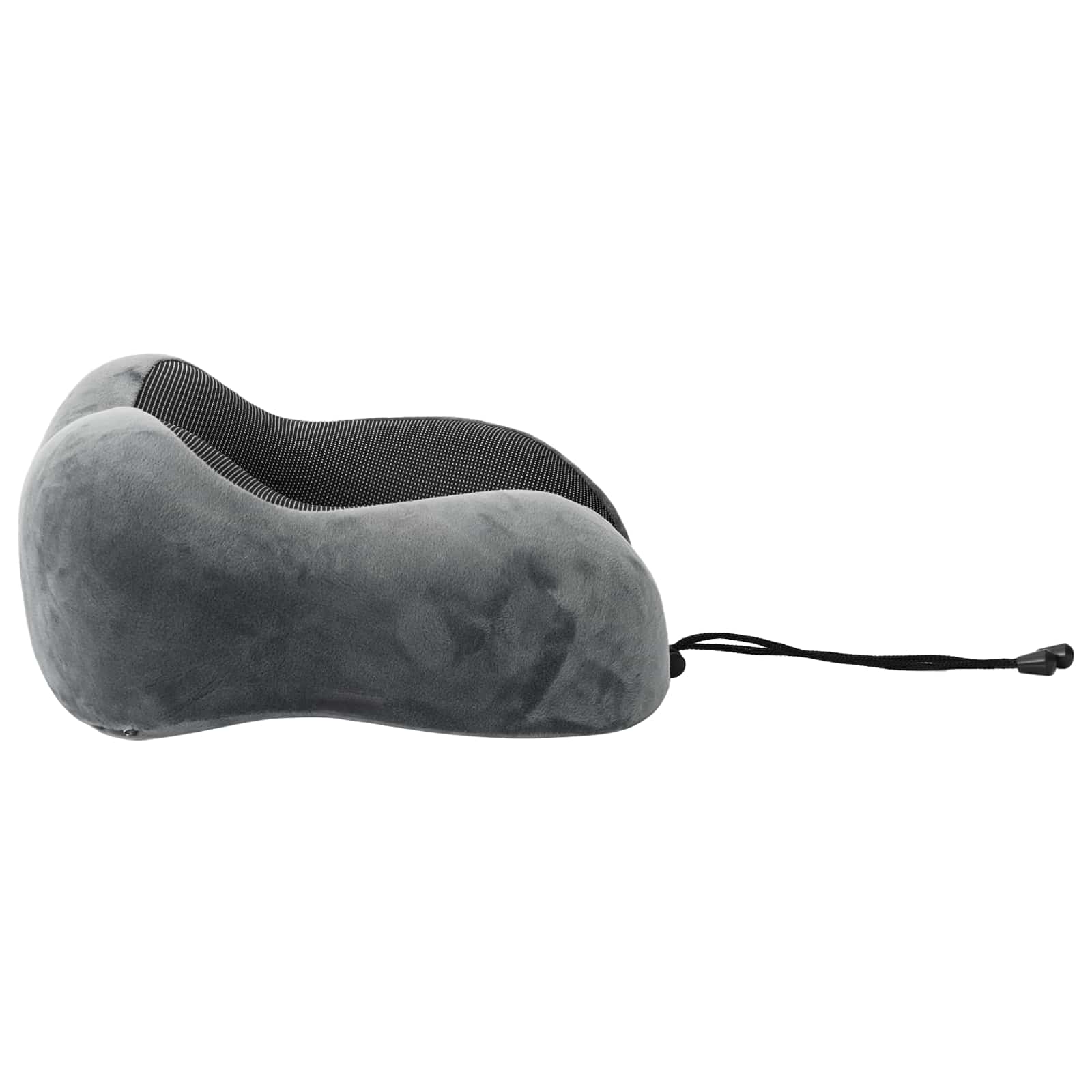 Cuscino da Viaggio per il Collo Grigio 27 x 26 x 14 cm | homemem39