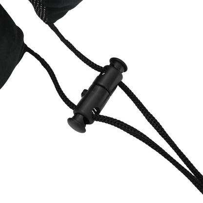 Cuscino da Viaggio per il Collo Regolabile Nero 27 x 26 x 14 cm | homemem39