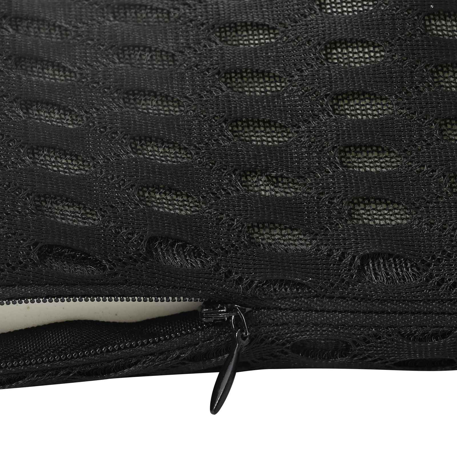 Cuscino lombare Nero Schiuma Memory 46 x 24 x 11 cm | homemem39