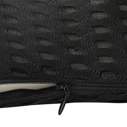 Cuscino lombare Nero Schiuma Memory 46 x 24 x 11 cm | homemem39