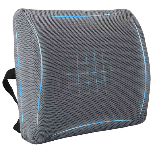 Cuscino lombare Grigio Schiuma Memory 36 x 30 x 12 cm | homemem39