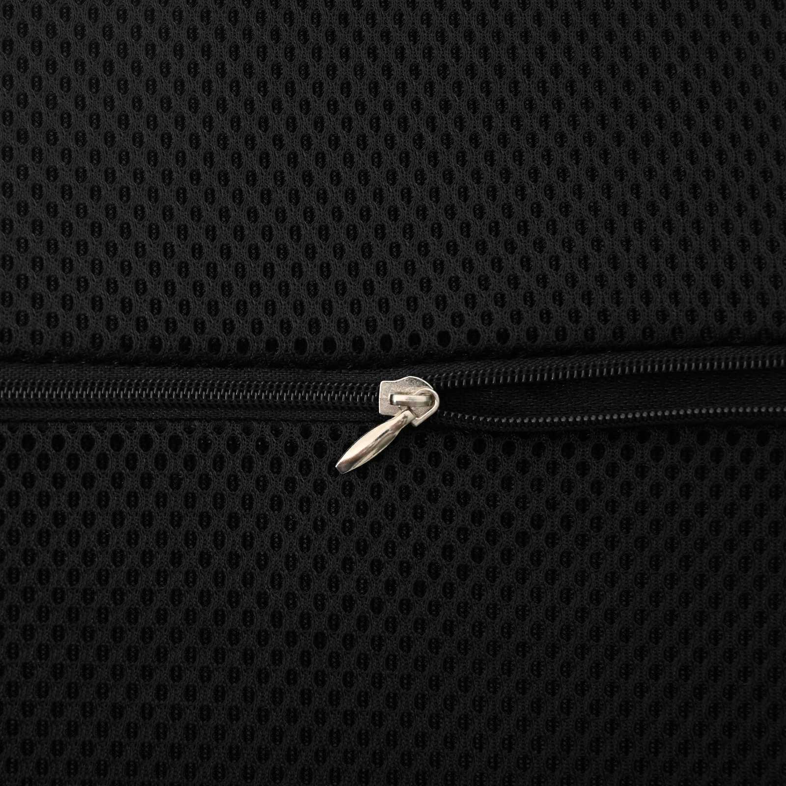 Cuscino lombare Nero Schiuma Memory 35,5 x 30 x 12 cm | homemem39