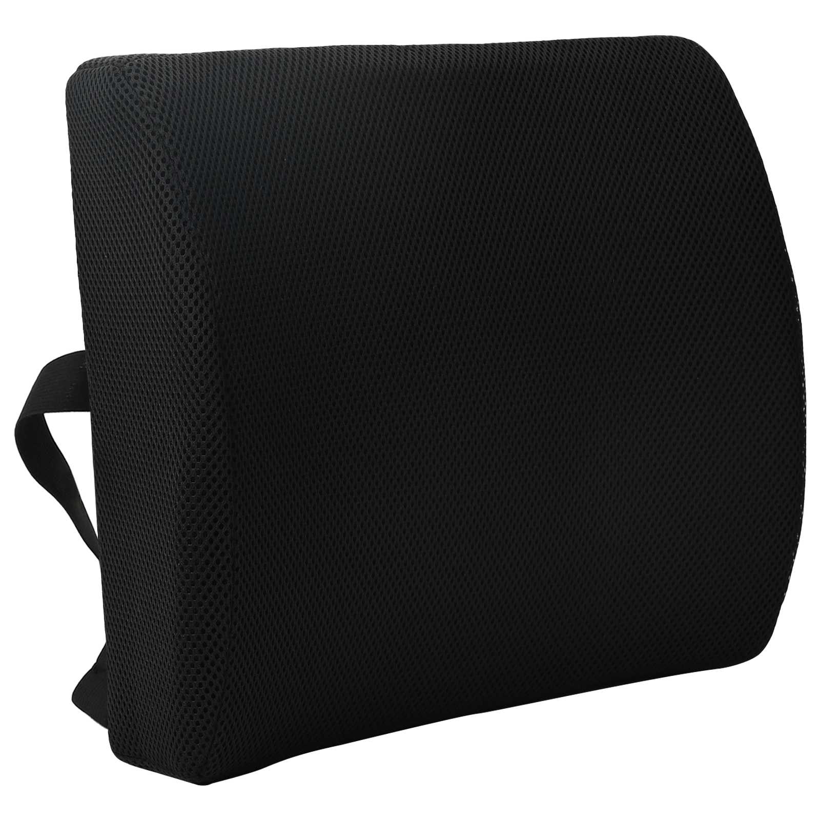 Cuscino lombare Nero Schiuma Memory 35,5 x 30 x 12 cm | homemem39