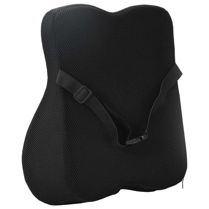 Cuscino lombare Nero Schiuma Memory 40 x 40 x 11 cm | homemem39