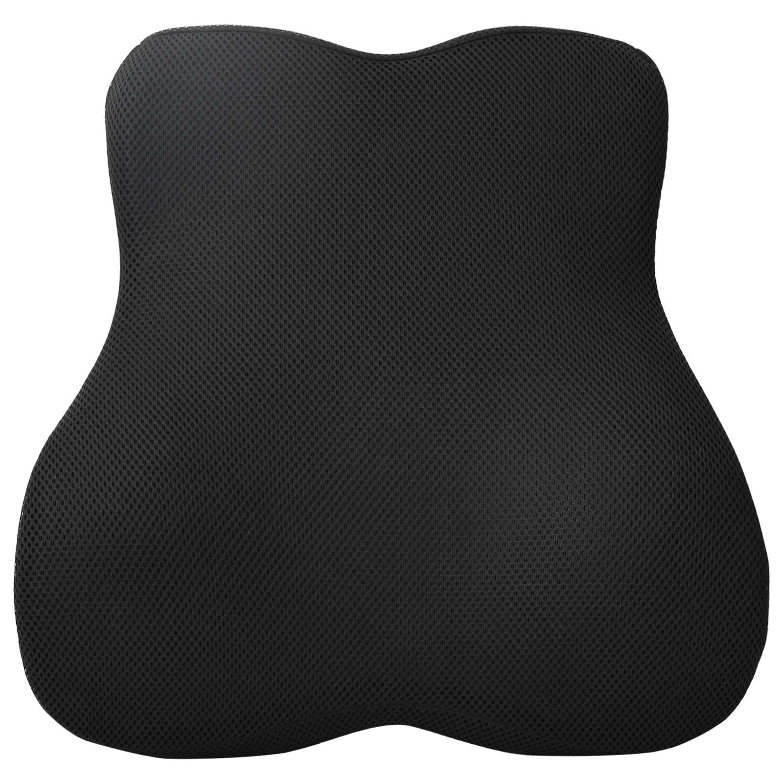 Cuscino lombare Nero Schiuma Memory 40 x 40 x 11 cm | homemem39
