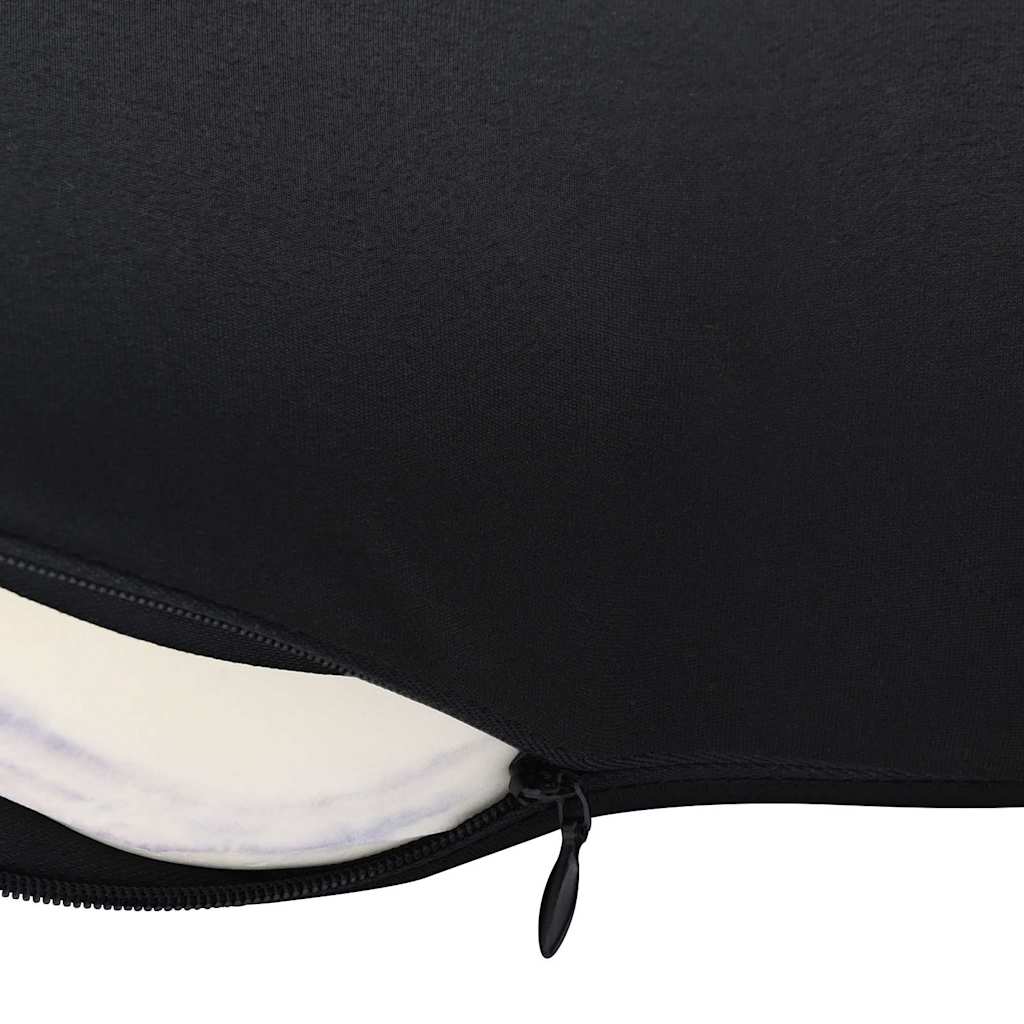 Cuscino lombare Nero Schiuma Memory 40 x 32 x 13 cm | homemem39
