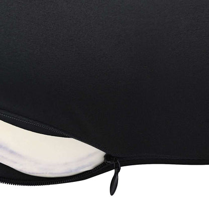 Cuscino lombare Nero Schiuma Memory 40 x 32 x 13 cm | homemem39