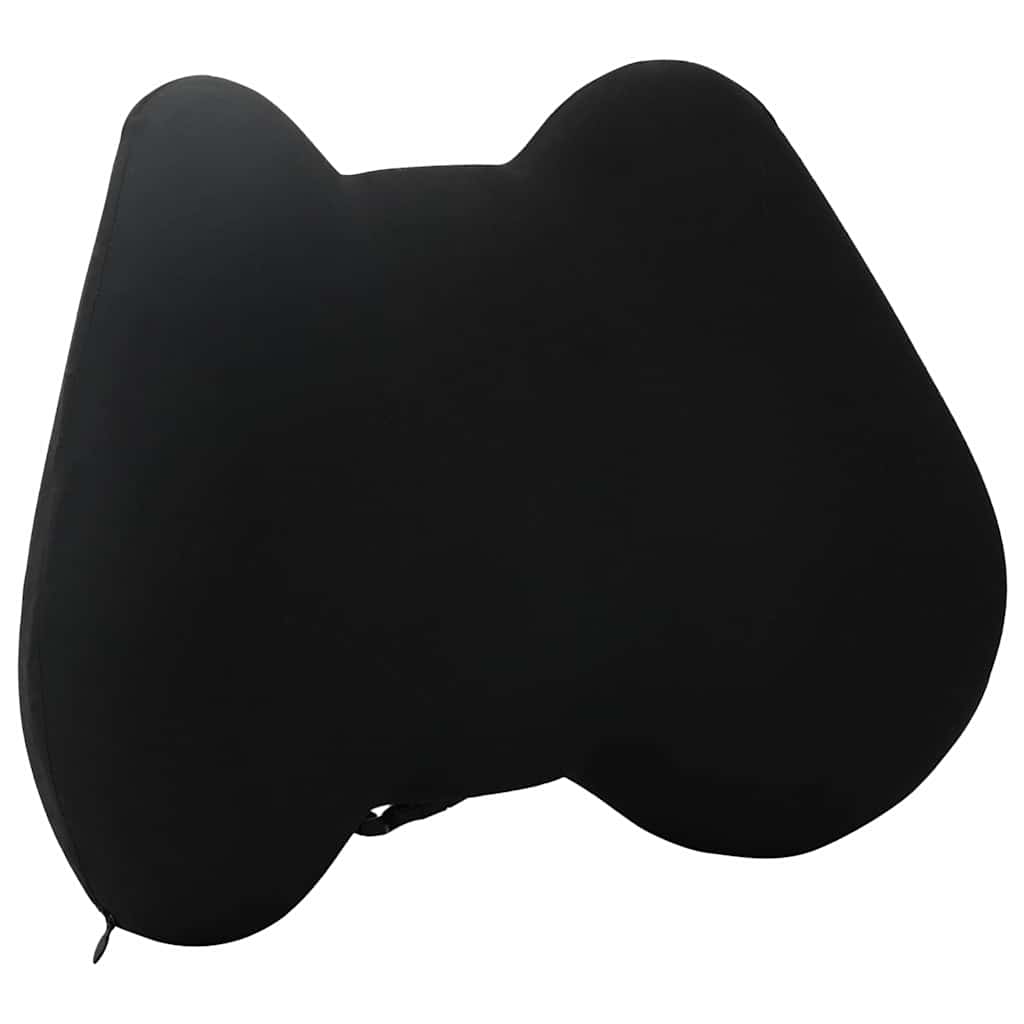 Cuscino lombare Nero Schiuma Memory 40 x 32 x 13 cm | homemem39