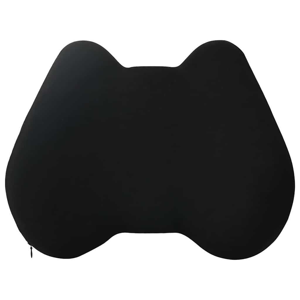 Cuscino lombare Nero Schiuma Memory 40 x 32 x 13 cm | homemem39