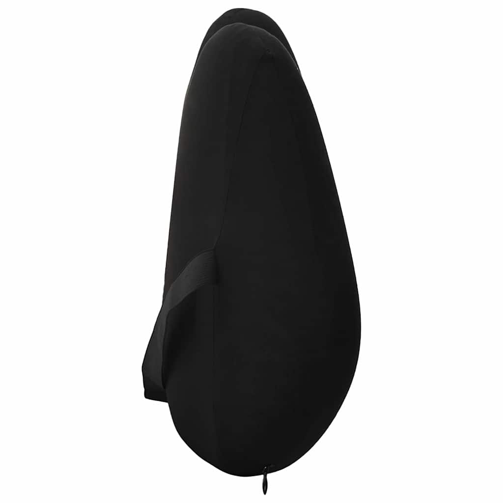 Cuscino lombare Nero Schiuma Memory 40 x 32 x 13 cm | homemem39