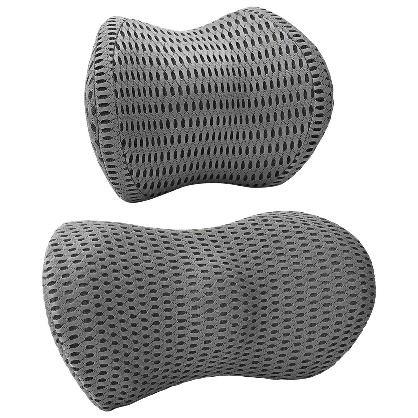 Cuscino cervicale, Cuscino lombare Grigio Schiuma Memory | homemem39