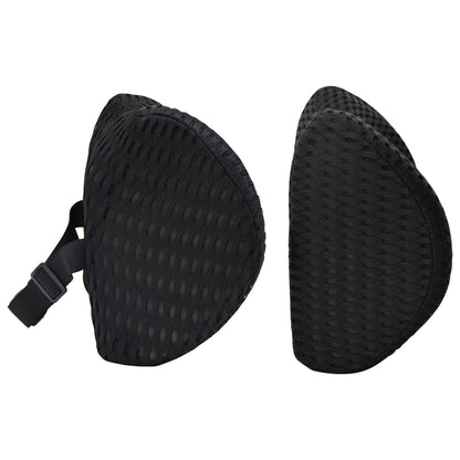 Cuscino cervicale, Cuscino lombare Nero Schiuma Memory | homemem39
